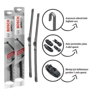 BOSCH 3397015574 AEROECO SİLECEK MUZ TİPİ 350MM APARATLI