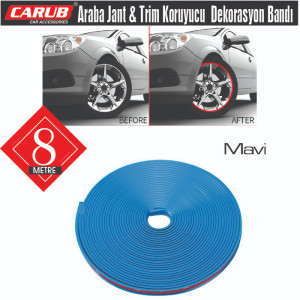 JANT KENARI FİTİL ŞERİT 8 METRE MAVİ