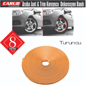 JANT KENARI FİTİL ŞERİT 8 METRE TURUNCU