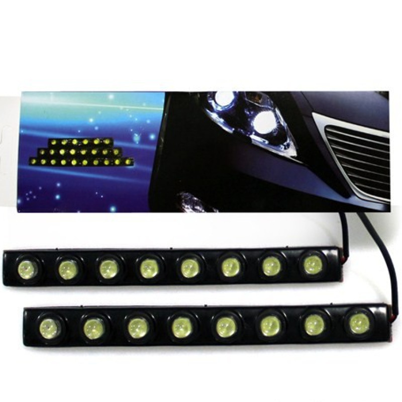 GÜNDÜZ LEDİ 8 LEDLİ BEYAZ 12V