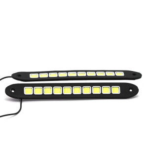 ELASTİK GÜNDÜZ LEDİ COB LED KARE MODEL BEYAZ 12V