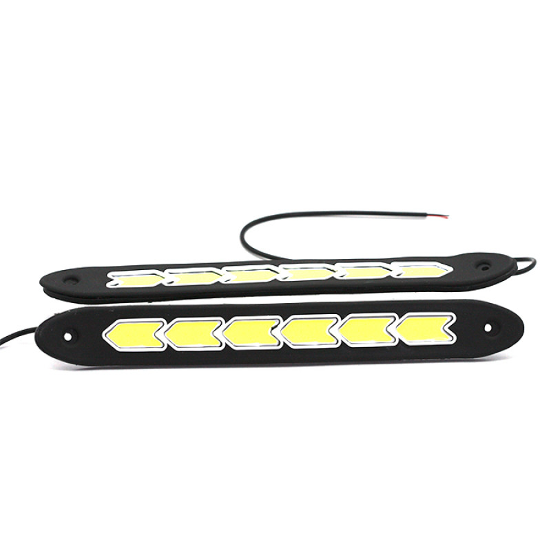 ELASTİK GÜNDÜZ LEDİ COB LED OKLU MODEL BEYAZ 12V
