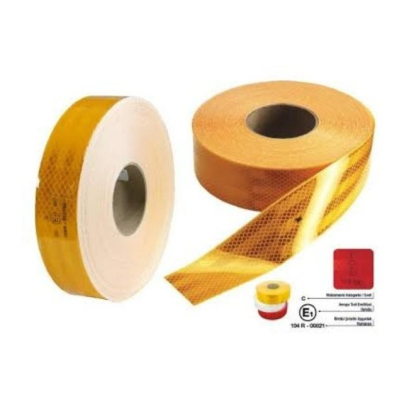 REFLEKTİF ŞERİT SARI (FOSFOR BANT) 5,5MMx50MT