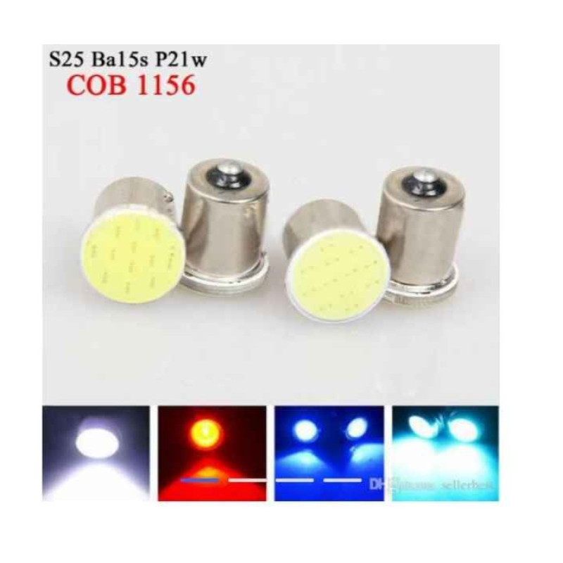 67/93 TEK DUY LED AMPUL COB LED MAVİ 12V