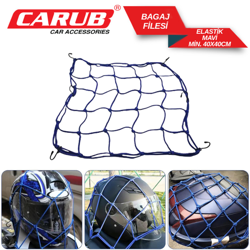 BAGAJ FİLESİ ELSTİK 40x40cm MAVİ