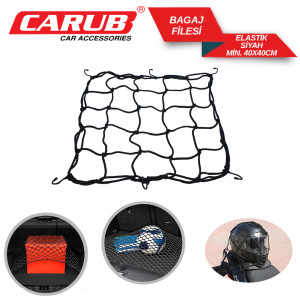BAGAJ FİLESİ ELASTİK 40X40CM SİYAH