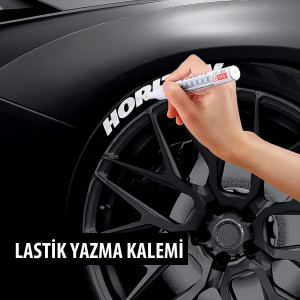 LASTİK YAZI KALEMİ BEYAZ