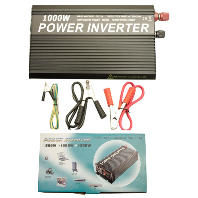 İNVERTÖR 12V 1000W 220V YÜKSELTİCİ