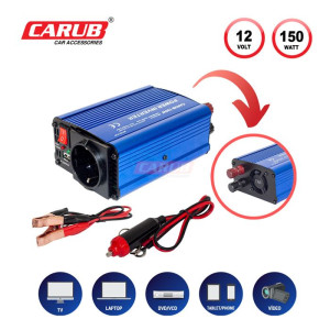 INVERTÖR 12V 150W 220V YÜKSELTİCİ+ USB ÇIKIŞ