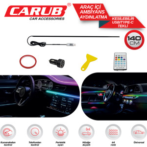 ARAÇ İÇİ AMBİYANS WİFİ KONTROL 140CM TEKLİ