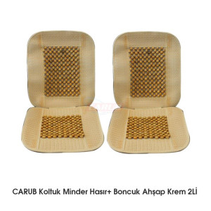 KOLTUK MİNDERİ HASIR+BONCUK AHŞAP