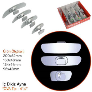 İÇ DİKİZ AYNA OVA YAPIŞMA 4'LÜ SET
