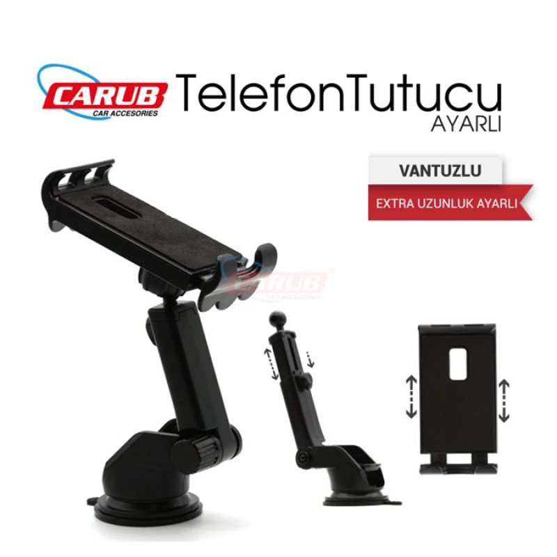 TELEFON TUTUCU+IPAD KIZAKLI AYARLI VANTUZLU