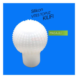 SİLİKON VİTES TOPUZ KILIFI MASAJLI YUVARLAK ŞEFFAF