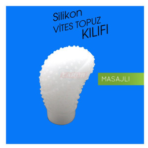 SİLİKON VİTES TOPUZ KILIFI DSG OVAL MASAJLI ŞEFFAF