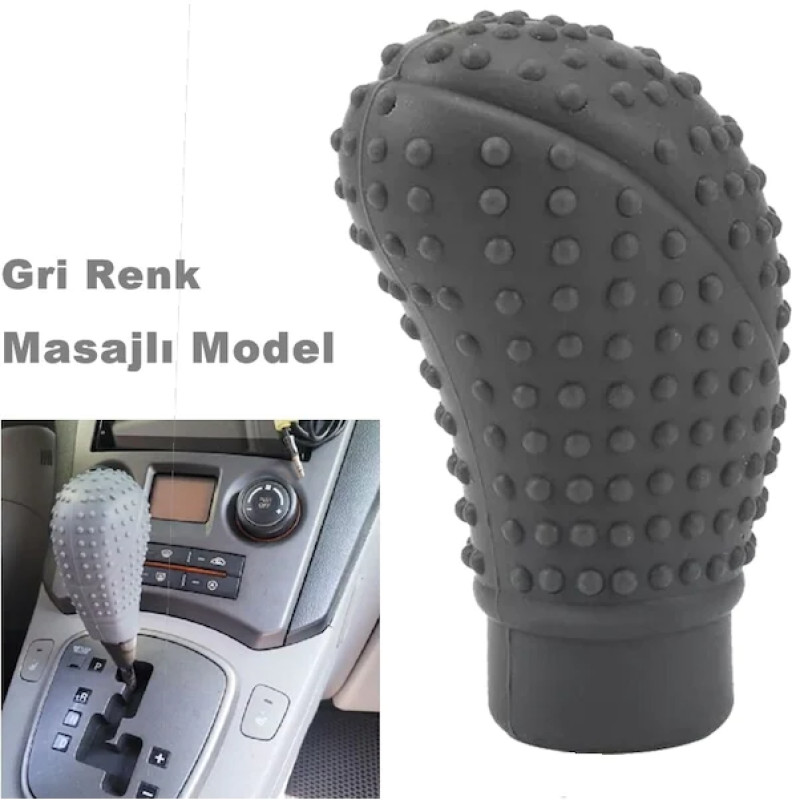 SİLİKON VİTES TOPUZ KILIFI DSG OVAL MASAJLI GRİ