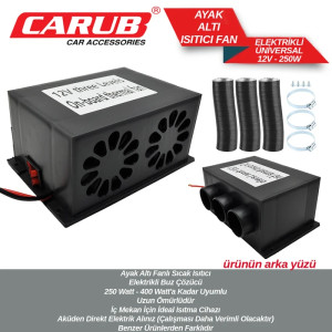 FANLI ELEKTRİKLİ ISITICI 250W 12V