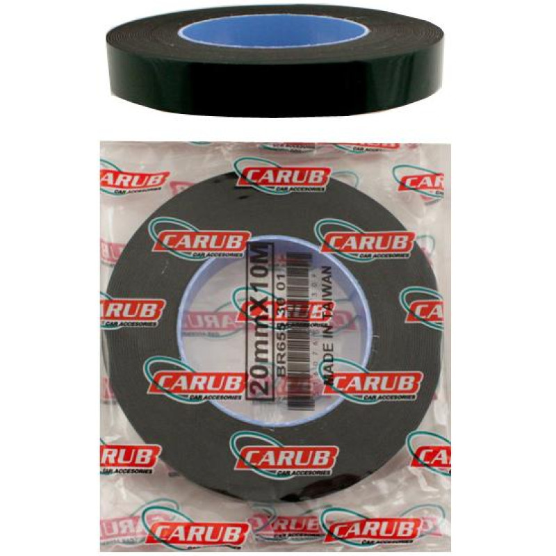 ÇİFT TARAFLI BANT SİYAH 20mmX10m