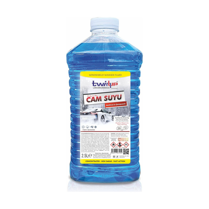 CAM SUYU ANTİFRİZLİ -20 (2,5 LİTRE)