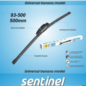 SENTİNEL SİLECEK SÜPÜRGESİ 500MM UNIVERSAL BANANA TİP