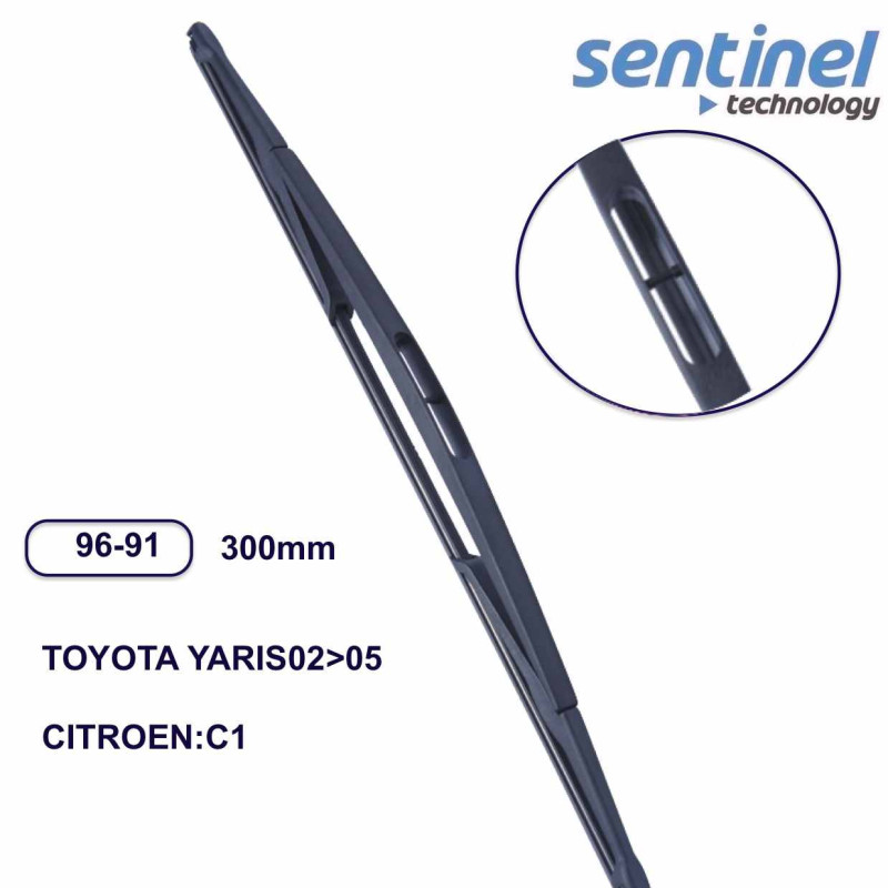 ARKA SİLGİ TOYOTA YARIS 02-05 , CITROEN C1 300MM