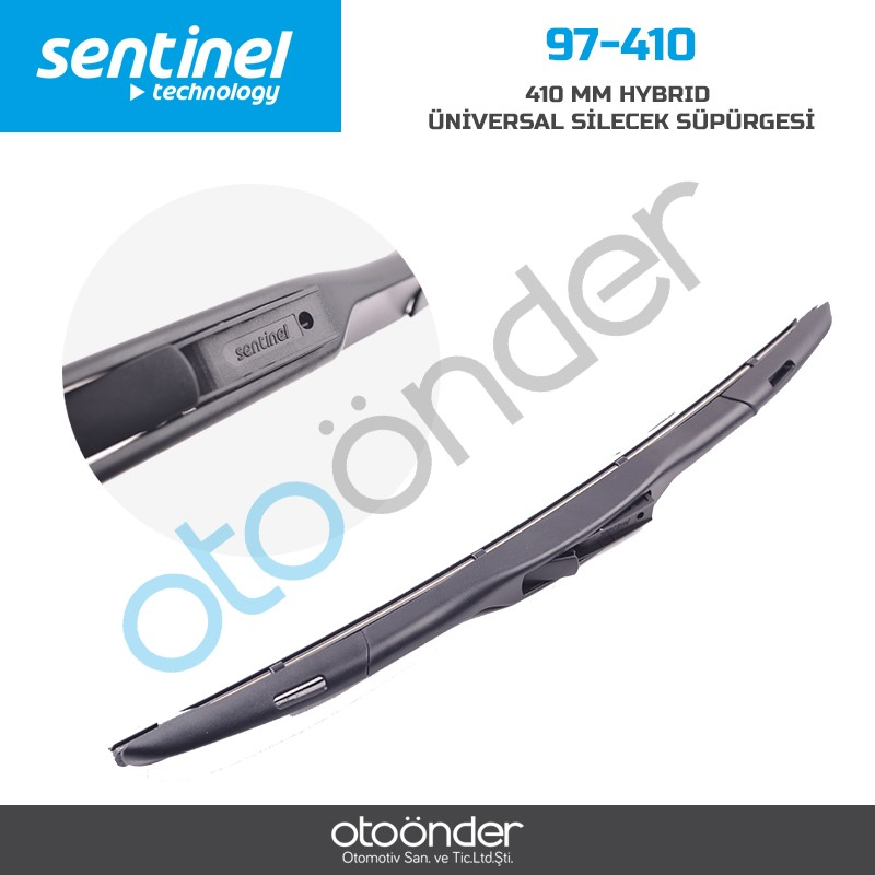 SENTİNEL 350-380-400-430-450-500-530-550-600-650-700MM MM HYBRID ÜNİVERSAL SİLECEK SÜPÜRGESİ 16"
