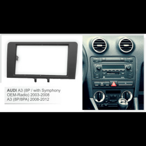 TEYP ÇERÇEVESİ AUDİ A3 2005-2012 DOUBLE TEYP
