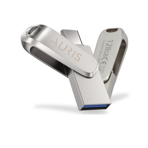 AURIS ARS-OT01 128GB TYPE-C OTG METAL FLASH BELLEK 3.0
