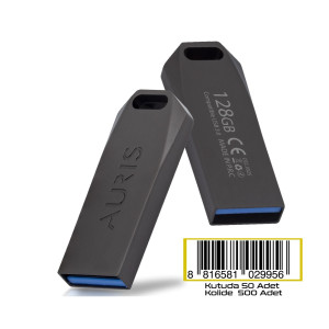 AURIS ARS-UB03 128GB USB METAL FLASH BELLEK 3.0