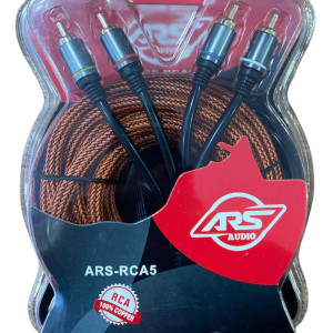 ARS 5 METRE PROFESYONEL İPEK RCA KABLO
