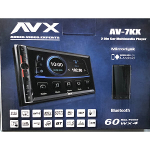 AVX AV-7KX DOUBLE EKRAN TEYP USB SD FM AUX Bluetooth - MİRRORLİNK MP5 MP3 +USB + FM