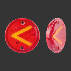 BAD 209 YÖN İBARELİ STOP LAMBA 17 LED (98,3mmx88,49mmx15,08mm) 12-24V