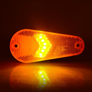 BAD 223 YÖN İBARELİ SİDE MARKER LAMBA 6 LED (90,3mmx50mmx14,5mm) 12-24V