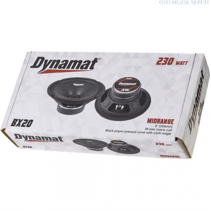 DYNAMAT BX-20 20CM MİDRANGE 230W
