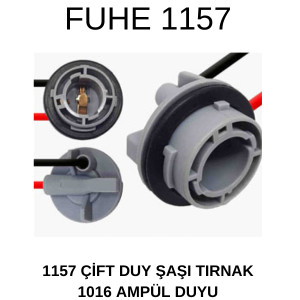 SOKET AMPUL DUYU KABLOLU ÇİFT DUY (1016)