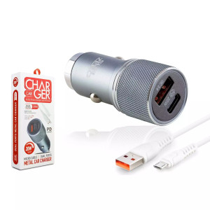 SUBZERO CR-96 PD+USB ÇIKIŞLI HIZLI ŞARJ BAŞLIĞI VE KABLOSU 3.4A 20W