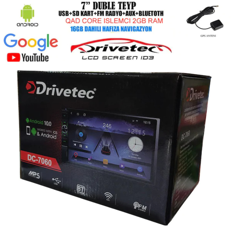 DRIVETEC DC716-DC715-DC725 DOUBLE TEYP