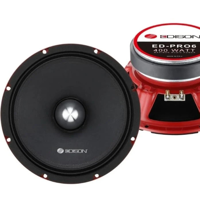 EDISON ED-PRO6 16CM KURŞUN GÖBEK MIDRANGE 200W RMS 400W MAX POWER