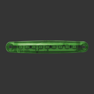 FT 323 PARMAK LAMBA 9 LED YEŞİL 12-24V