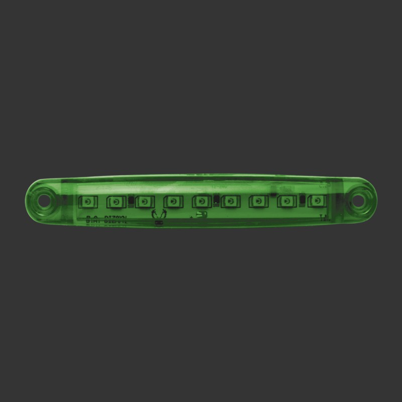 FT 323 PARMAK LAMBA 9 LED YEŞİL 12-24V