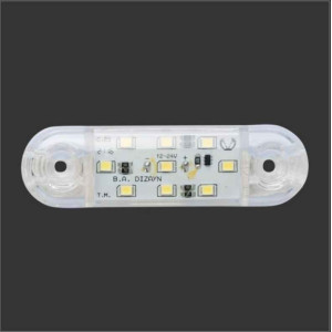 FT 324 GENİŞ PARMAK LAMBA 9 LED BEYAZ 12-24V