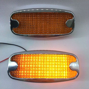12 LED PETEKLİ MODEL KROMLU ÇAKAR SARI