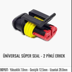 UNIVERSAL SUPER SEAL 2 PİNLİ ERKEK SOKET