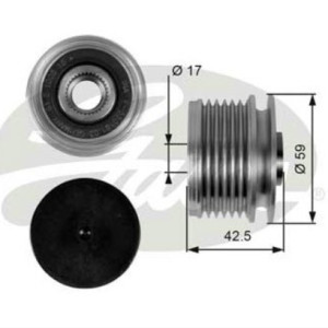 ALTERNATÖR KASNAĞI (RULMANLI) CLIO II-MGN-KNG-SCEN IC