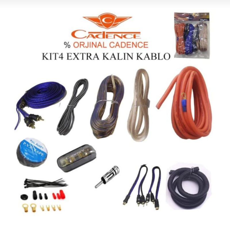 CADENCE %100 BAKIR CA-4 KİT AMFİ KABLO SETİ
