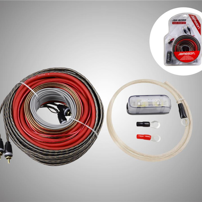 JAMESON JSK-8088 8GA AMFİ KABLO SETİ