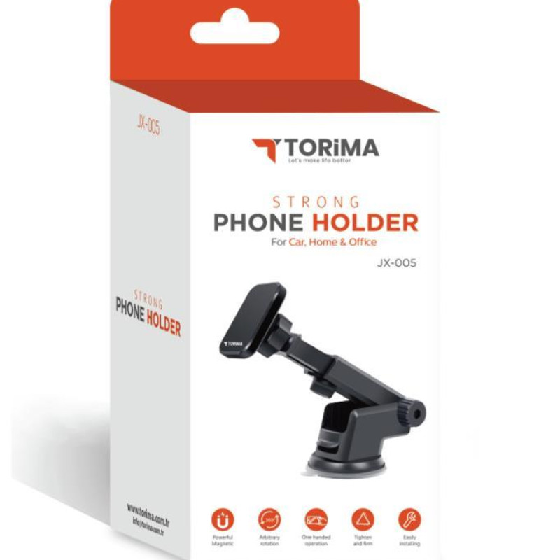 TORİMA JX-005 UZAYAN MIKNATISLI AYARLANABİLİR TELEFON TUTUCU
