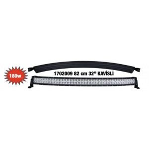 OFF-ROAD 180W LED IŞIK BAR ÇİFT SIRA 87 CM KAVİSLİ