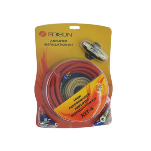 EDISON KIT-4GA AMFİ KABLO SETİ