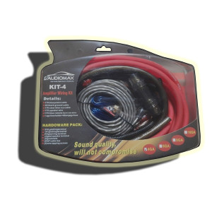 AMFİ KABLO SETİ 4 KİT (AUDİOMAX)